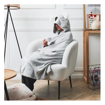 PLAID À CAPUCHE KOALA