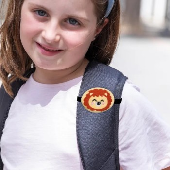 PELUCHE POUR BRETELLES DE SAC À DOS - LION