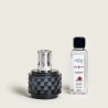 COFFRET LAMPE BERGER VARIATION GRIS PARFUM VELOURS D ORIENT