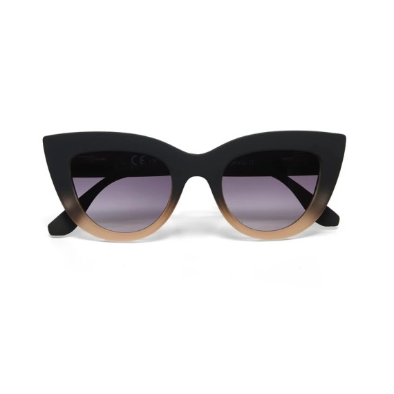 LUNETTES DE SOLEIL OKKIA CLAUDIA - NOIR ET ROSE BLUSH