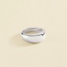 BAGUE LARGE ALEXINE - ARGENTÉ