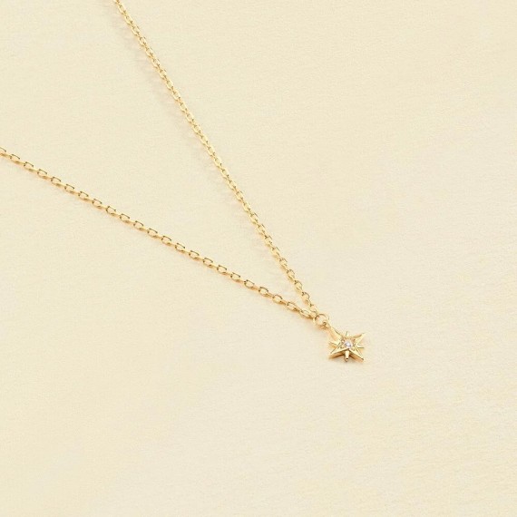 COLLIER RAS DU COU OURSE - DORÉ