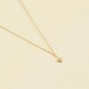 COLLIER RAS DU COU OURSE - DORÉ
