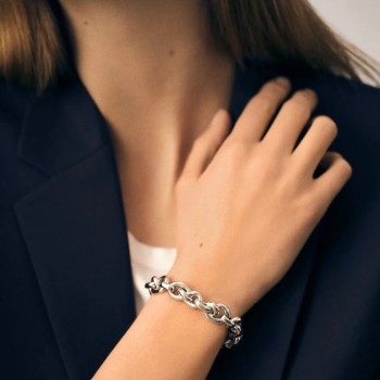 BRACELET SOUPLE LOULOU - ARGENTÉ