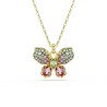 COLLIER IDYLLIA PAPILLON - DORÉ ET MULTICOLORE