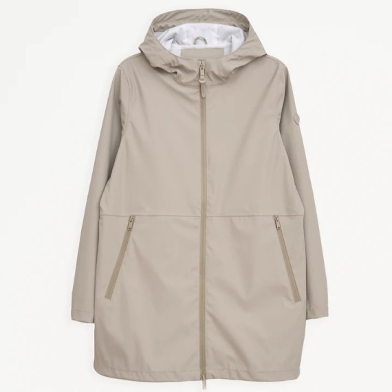 VESTE IMPERMÉABLE TANTA BROUILLARD STONE GREY T36