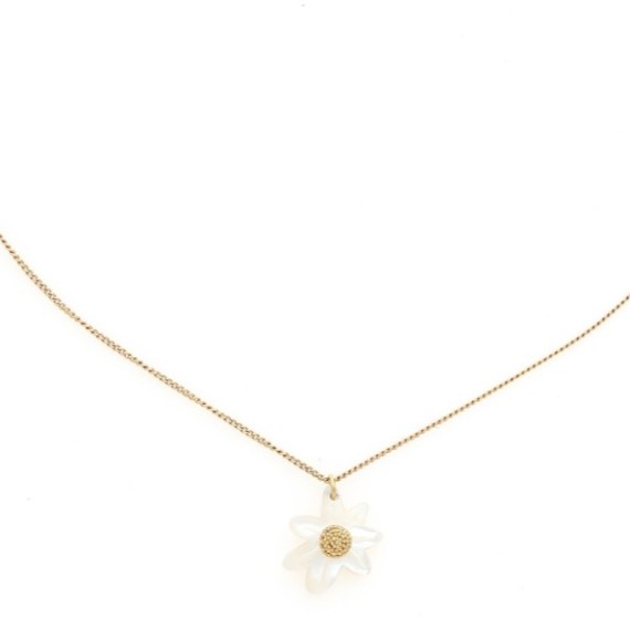 MARGUERITE COLLIER PETITE FLEUR NACRE BLANCHE