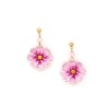 LOULOU BOUCLES D'OREILLES POUSSOIR PERLE ET COSMOS