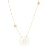 KIMBERLEY COLLIER LONG PENDENTIF NACRE BLANCHE