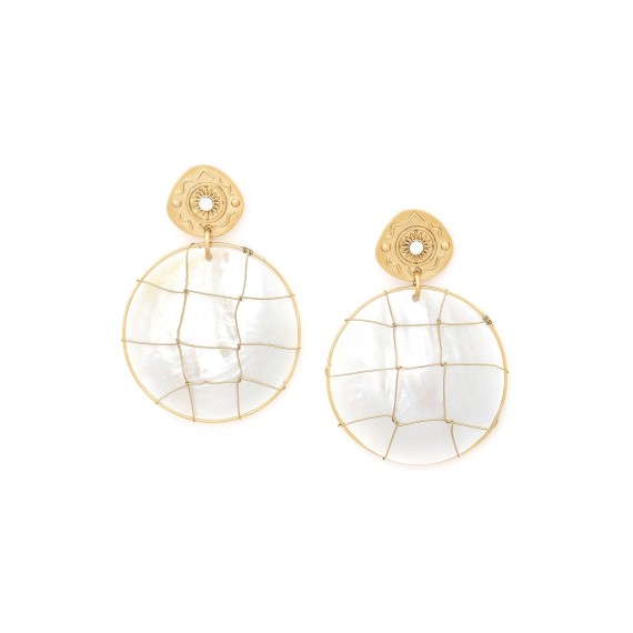 KIMBERLEY BOUCLES D'OREILLES POUSSOIR GITANES