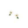 HANA BOUCLES D'OREILLES PUCES FLEUR DE CERISIER