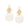 KIMBERLEY BOUCLES D'OREILLES POUSSOIR TOP PERLE D'EAU DOUCE