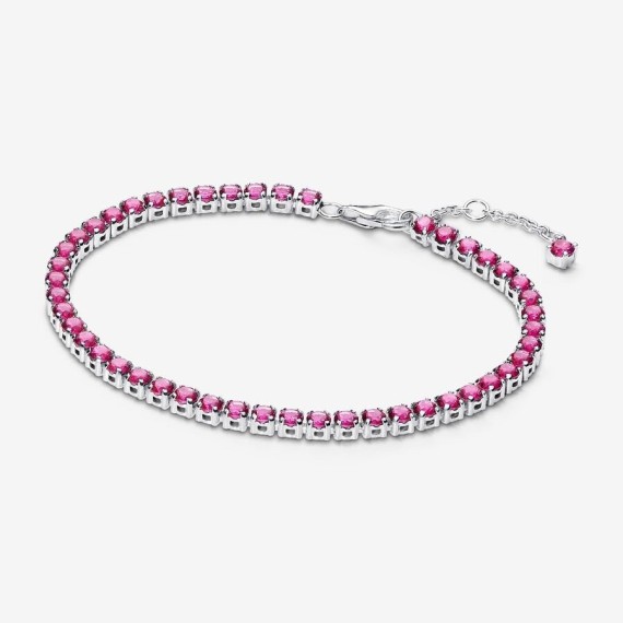 BRACELET RIVIÈRE ROSE SCINTILLANT