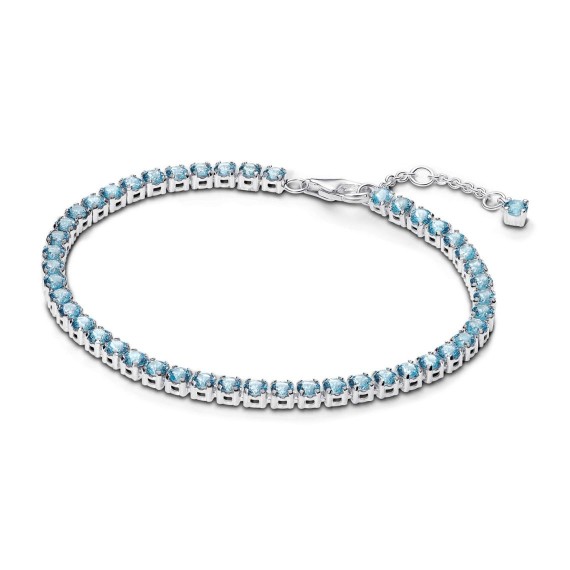 BRACELET RIVIÈRE BLEU CLAIR SCINTILLANT