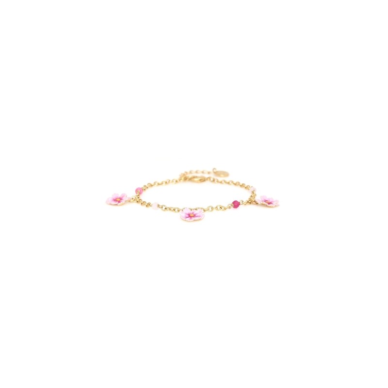 LOULOU BRACELET AJUSTABLE 3 PAMPILLES COSMOS