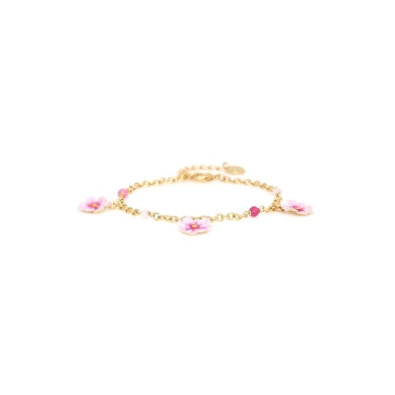 LOULOU BRACELET AJUSTABLE 3 PAMPILLES COSMOS