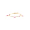 LOULOU BRACELET AJUSTABLE 3 PAMPILLES COSMOS