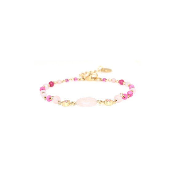 LOULOU BRACELET AJUSTABLE MULTI PERLES