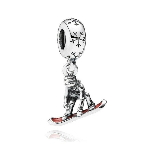 CHARM PENDENTIF SNOWBOARDER PANDORA