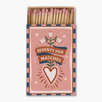 BOITE de 75 ALLUMETTES - HEARTS