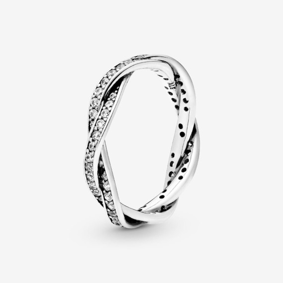 BAGUE TORSADES SCINTILLANTE T58