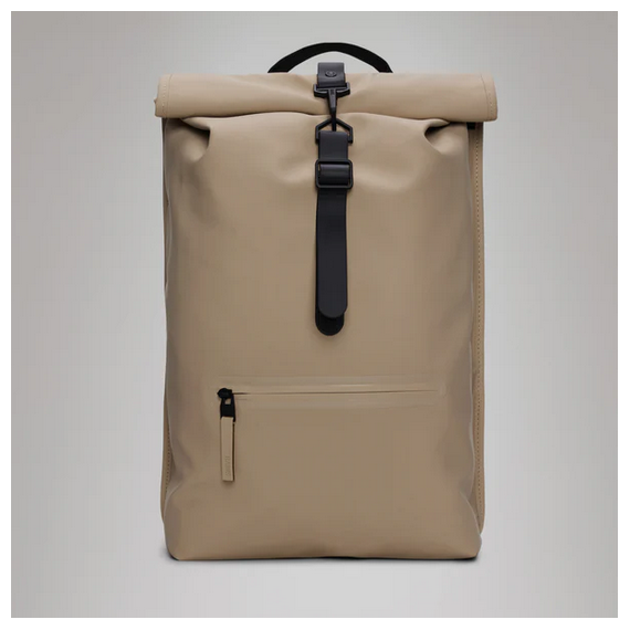 SAC À DOS ROLLTOP - BEIGE