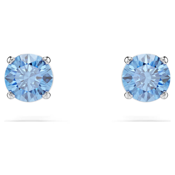 CLOUS D OREILLES STILLA - ARGENTÉ/BLEU