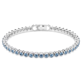 BRACELET TENNIS IMBER EMILY - ARGENTÉ/BLEU