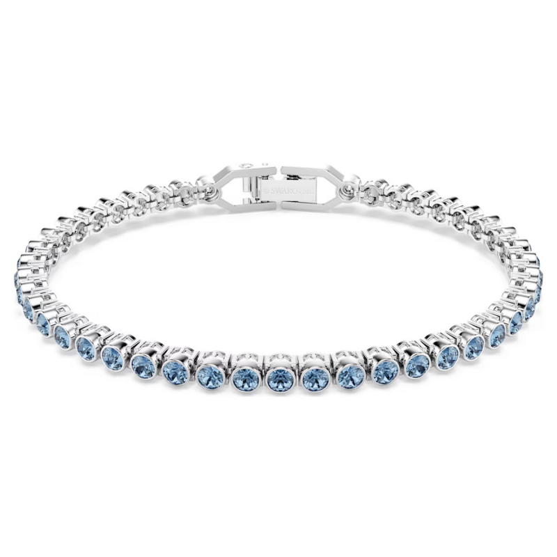 BRACELET TENNIS IMBER EMILY - ARGENTÉ/BLEU
