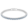 BRACELET TENNIS IMBER EMILY - ARGENTÉ/BLEU