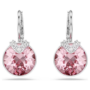 BOUCLES D OREILLES BELLA V - ARGENTÉ/ROSE