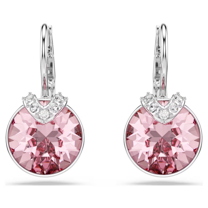 BOUCLES D OREILLES BELLA V - ARGENTÉ/ROSE