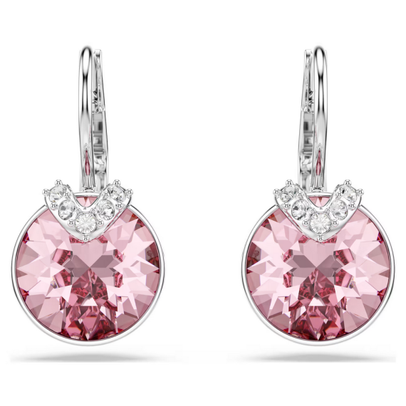 BOUCLES D OREILLES BELLA V - ARGENTÉ/ROSE