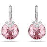 BOUCLES D OREILLES BELLA V - ARGENTÉ/ROSE