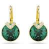 BOUCLES D OREILLES BELLA V - DORÉ/VERT