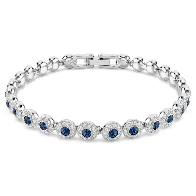 BRACELET TENNIS UNA ANGELIC - ARGENTÉ/BLEU