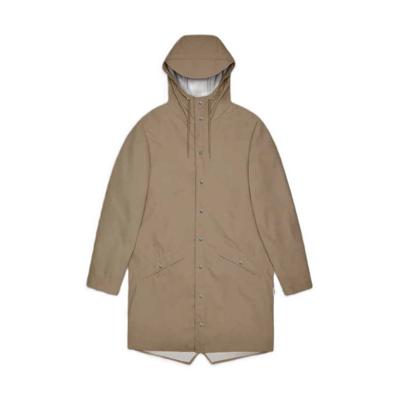 LONG JACKET IMPERMÉABLE RAINS - BEIGE L