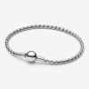 BRACELET MAILLE AILÉE FERMOIR ROND 19CM