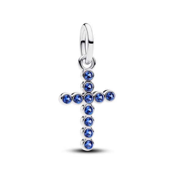 CHARM PENDANT CROIX BLEUE