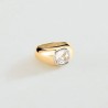 BAGUE LARGE VICTOIRE - DORÉ T56