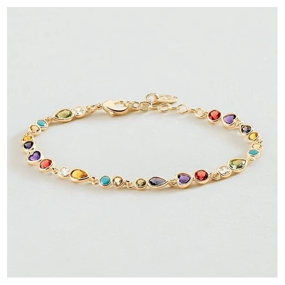 BRACELET CANDY - MULTICOLORE / DORÉ