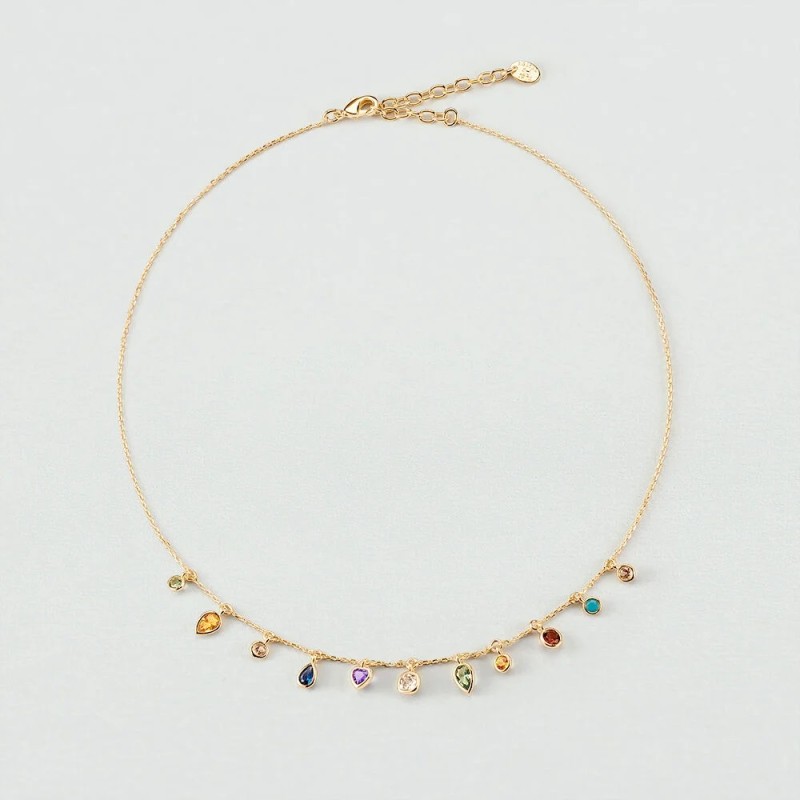 COLLIER CANDY - MULTICOLORE / DORÉ