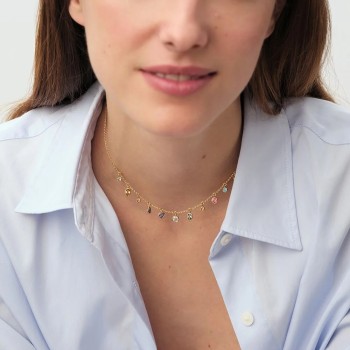 COLLIER CANDY - MULTICOLORE / DORÉ