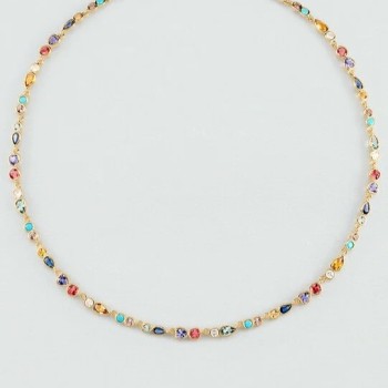 COLLIER CANDY - MULTICOLORE / DORÉ