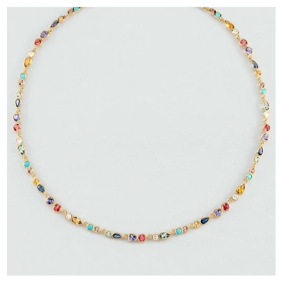 COLLIER CANDY - MULTICOLORE / DORÉ