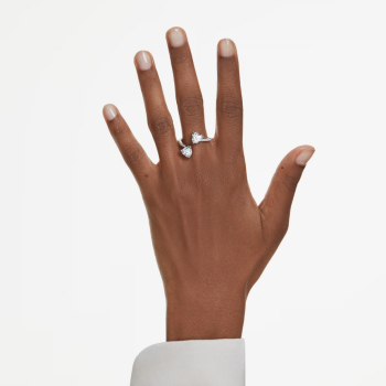 BAGUE OUVERTE MESMERA - ARGENTÉ T58