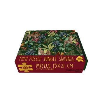 MINI PUZZLE LÉOPARDS - 100 PIÈCES