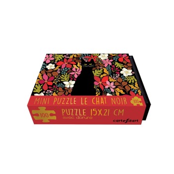 MINI PUZZLE LE CHAT NOIR - 100 PIÈCES