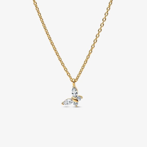 COLLIER À PENDENTIF PAPILLON DORÉ