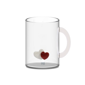 MUG COEURS 42CL EN BOROSILICATE